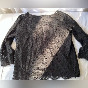 GAP Black Lace Women's Top